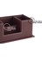 Masaüstü Deri Organizer Kalemlik 4 Gözlü Desktop Organizer Rainbow Vegan 10X12X25 Cm. 4