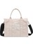 Kadın Basit Moda Crossbody Çanta Mektup Baskı Tote Kanvas Omuz Çantası (Yurt Dışından) 1