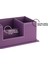 Masaüstü Deri Organizer Kalemlik 4 Gözlü Desktop Organizer Rainbow Vegan 10X12X25 Cm. 4
