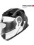 Serel 22-06 Kask Siyah Beyaz 1