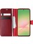 Samsung Galaxy A56 Kılıf Delux Leather Wallet Kırmızı 1