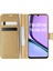 Realme Note 60 Kılıf Delux Leather Wallet Gold 1