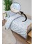 Baby %100 Pamuk Dream Sweet Bebek Nevresim Takımı - Mavi 5