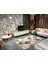 Side 1405 Sarı Iskandinav Desenli Koridor Halısı Kesme Yolluk Mutfak Halısı Modern Salon Halısı 2