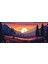 Kaymaz Mousepad Manzara Renkli Desenli Oyuncu Klavye Mouse Pad 70CM x 30CM 1