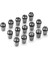 15 Adet ER11 Hassas Yaylı Yüksük Seti Cnc Gravür Freze Torna Aynası Aracı 1.0mm-7.0mm ve 1/4 Inç 1/8 Inç (Yurt Dışından) 1