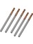 5 Adet 3mm Katı Karbür Parmak Frezeler Parmak Freze D3X8XD4X50L 4 Flüt Yan Freze Planya Profilleme Yüz Mill Standart Uzunluk (Yurt Dışından) 4