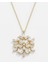 14 Ayar Altın Kar Tanesi Kolye 1