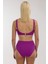 4532 Mor Büyük Beden Bikini Takımı 2