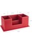 Masaüstü Deri Organizer Kalemlik 4 Gözlü Desktop Organizer Rainbow Vegan 10X12X25 Cm. 3