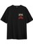 Boks Boxing Punch Hard Think Fast Spor Fight Baskılı Oversize T-Shirt Siyah Unisex Tişört 2