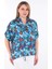 Kadın Hakim Yaka Desenli Gömlek 4