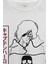 Beyaz T-Shirt Captain Harlock Anime Retro Uzay Korsanı Baskılı Unisex Tişört 2