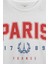 Beyaz T-Shirt Paris Fransa City France Şehir Kısa Kollu Baskılı Unisex Tişört 2
