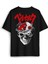 Berserk Anime Kuru Kafa Skull Kılıç ve Büyü Guts Baskılı Oversize T-Shirt Siyah Unisex Tişört 1