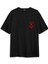 Berserk Anime Kuru Kafa Skull Kılıç ve Büyü Guts Baskılı Oversize T-Shirt Siyah Unisex Tişört 2