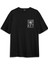 Siyah Oversize Tişört Scream Edward Munch Tablo Korku Ressam Sırt Ön Baskılı Unisex T-Shirt 1