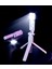 S03 LED Işıklı Tripod Bluetooth Kumandalı Üçü Birarada Selfie Çubuğu Monopod ( Pembe ) 4