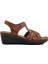Taba Topuklu Kadın Sandalet 673572 Z 1
