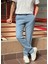 Bel Lastikli, Bağcıklı, Oversize Fit, %100 Pamuklu Müslin Dokuma, Yazlık&baharlık Pantolon 295 3