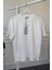 Yazı Baskılı Nakış Detay Tshirt- Ekru 4
