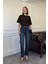Zincir Detay Premium Jean Pantolon- Mavi 4