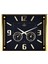 Premium Barometreli Isı - Nem Ölçer Kabartma Rakamlı Duvar Saati 41.5X32CM 707-A-1 (4987) 1