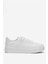 Bağcıklı Spor Sneaker Ayakkabı Beyaz - Beyaz 1