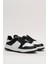 Unisex Bağcıklı Spor Sneaker Ayakkabı Beyaz - Siyah 3