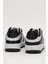 Unisex Bağcıklı Spor Sneaker Ayakkabı Beyaz - Siyah 4