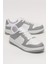 Unisex Bağcıklı Spor Sneaker Ayakkabı Beyaz - Gri 2