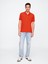 Erkek Kırmızı Stretch Pique Polo Yaka T-Shirt 4