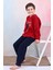 Yeni Sezon Sonbahar/kış Erkek Çocuk Skate Desenli Polar Pijama Takımı 4515 5