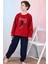Yeni Sezon Sonbahar/kış Erkek Çocuk Skate Desenli Polar Pijama Takımı 4515 2