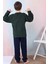 Yeni Sezon Sonbahar/kış Erkek Çocuk Skate Desenli Polar Pijama Takımı 4515 3
