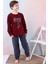 Yeni Sezon Sonbahar/kış Erkek Çocuk Skate Desenli Polar Pijama Takımı 4515 3