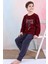 Yeni Sezon Sonbahar/kış Erkek Çocuk Skate Desenli Polar Pijama Takımı 4515 5