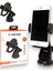 Leasertech Araç Içi Telefon Tutucu Vantuzlu Araba Telefon Tutucu Torpido Cama Uygun Her Telefona Uyumlu Telefon Tutucu LS-115 Siyah 4
