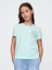 Kız Çocuk Mavi Grafikli T-Shirt 1