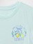 Kız Çocuk Mavi Grafikli T-Shirt 2