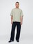 Erkek Yeşil Vintage Soft Stripe Boxy T-Shirt 4