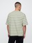 Erkek Yeşil Vintage Soft Stripe Boxy T-Shirt 5