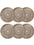 Ephesus Servis Tabağı Seti 6lı -26CM 1