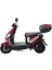 Eros 6 Akülü Elektrikli Motosiklet - Kırmızı 2