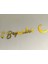 Iyi Bayramlar Yazılı Metalik Gold Ramazan Bayramı Altın Renginde Ipli Süs Yazı Banner 4