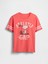 Kız Çocuk Pembe Gap Logo Grafikli T-Shirt 4