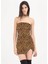 B101427 Leopar Desenli Elbise 1