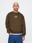 Erkek Kahverengi Gap Logo Vintage Soft Fleece Sweatshirt 1