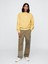 Erkek Sarı Gap Logo Vintage Soft Fleece Sweatshirt 4