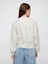 Kadın Gri Gap Logo Vintage Soft Havlu Kumaş Wedge V Yaka Sweatshirt 4